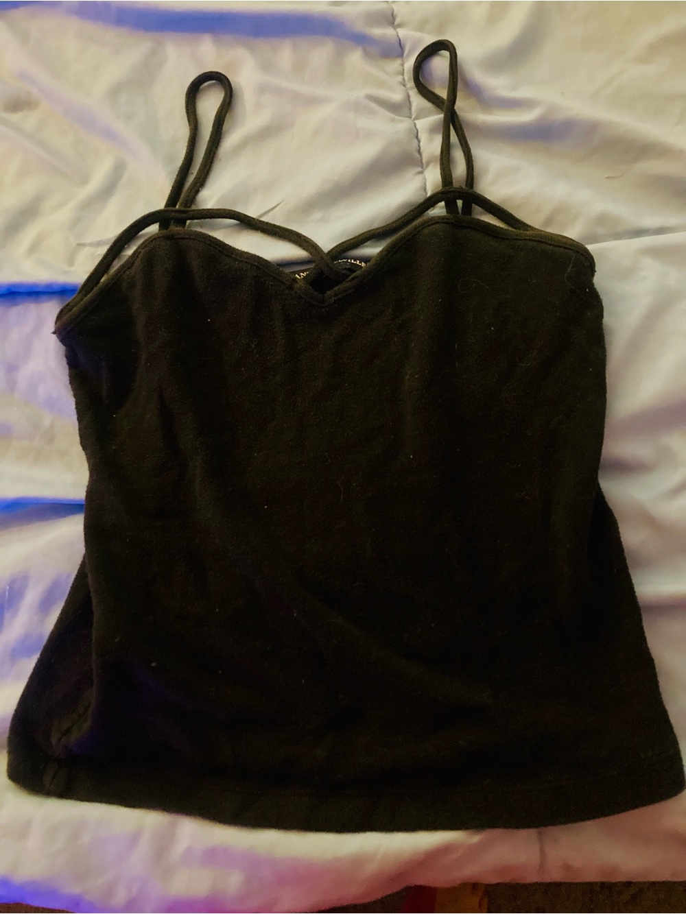 Brandy Melville Black Double-Strap Cami
